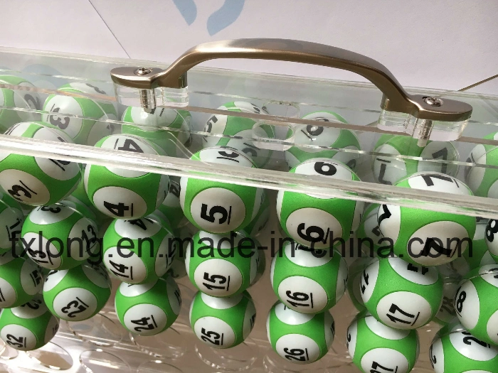 Bingo Balls Keno Ball Drawing Ball Case Acrylic Ball Set