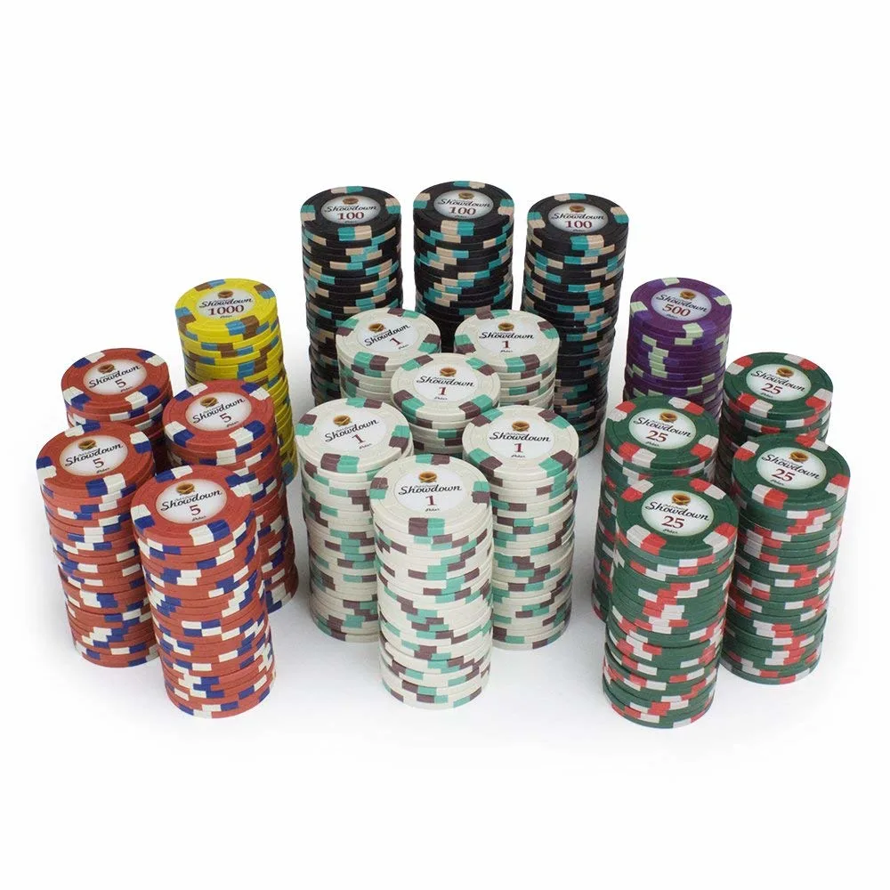 Gambling Games Casino Style Texas Hold′ Em Poker Set