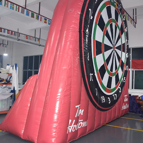 Blanco inflable de encargo del PVC de los juegos inflables al aire libre del edificio de equipos