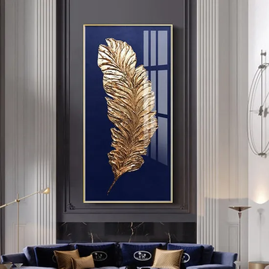 Arte de pared enmarcado en papel giclée abstracto para decoración de vida